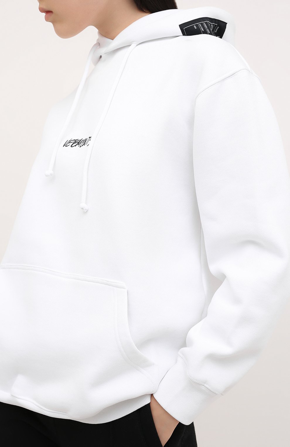 Хлопковое худи VETEMENTS, арт. UAH21TR630 1601/W, фото 3