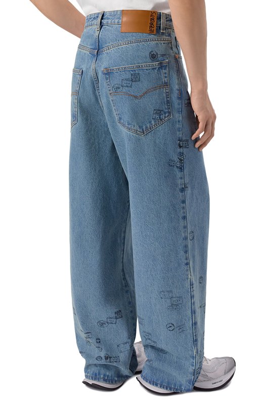 Джинсы VETEMENTS ME76DP075NP/2804 DENIM Синий  ME76DP075NP/2804 DENIM Фото 4