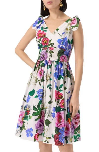 Хлопковое платье DOLCE & GABBANA, арт. F6I0AT/HS5S6, фото 3