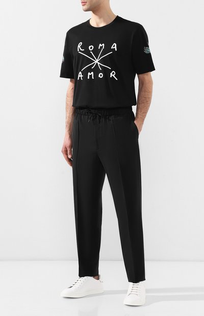 Кожаные кеды FENDI, арт. 7E1165 AK13, фото 2