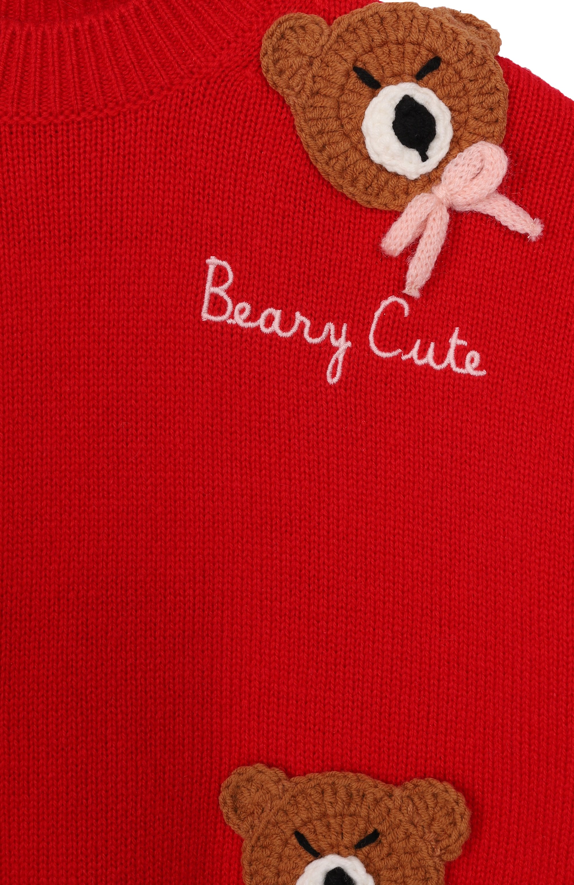 Пуловер из шерсти и вискозы MC2 SAINT BARTH, арт. L0UI003-02387I/L0UISE JR_001, фото 3