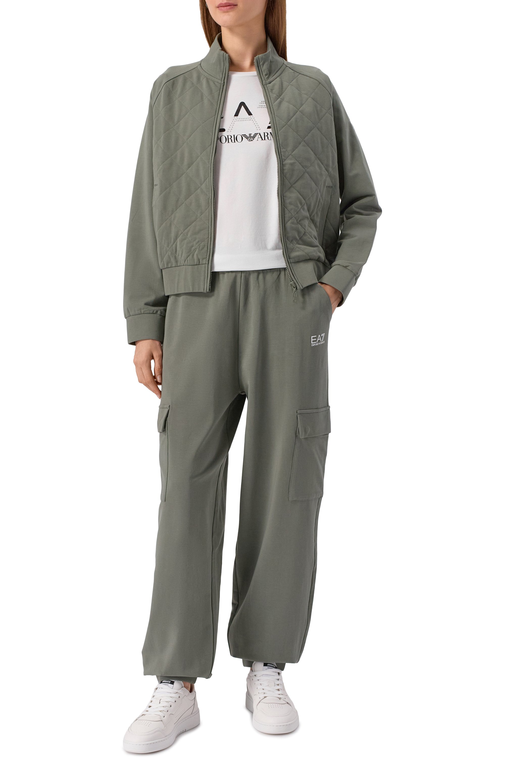 Хлопковая футболка EA7, арт. 7W000721/AF10373, фото 2