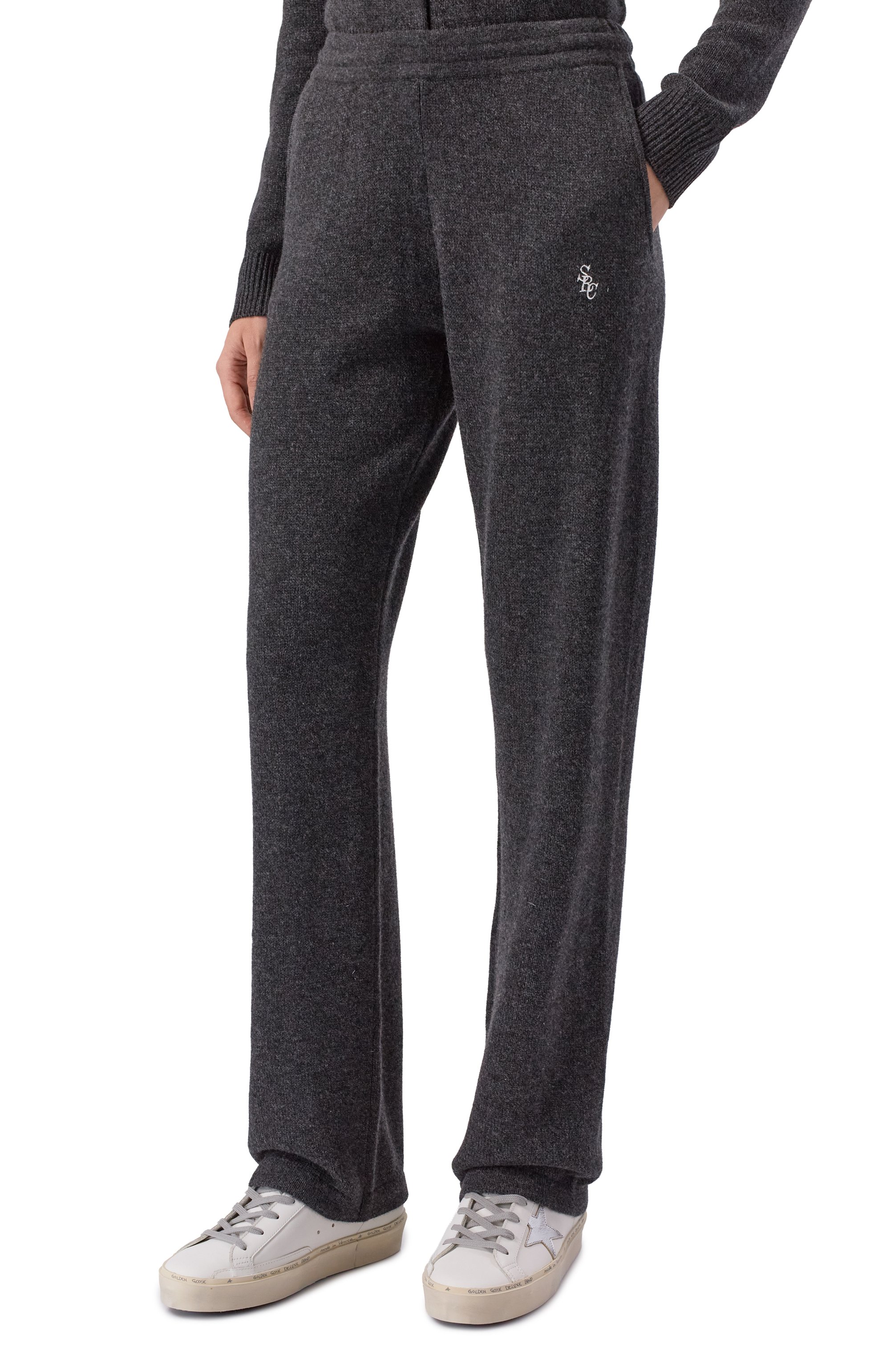 Брюки из кашемира и шерсти SPORTY AND RICH, арт. PA02764302GY11, фото 3