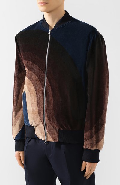 Хлопковый бомбер DRIES VAN NOTEN, арт. 191-20538-7004, фото 3