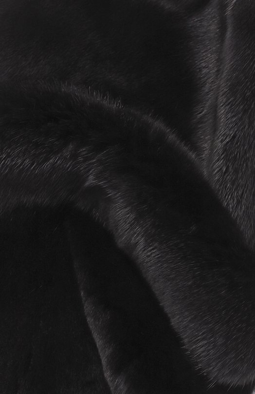 Меховой шарф из норки VICTORIA KUSENKOVA 502800002030 Чёрный  502800002030 Фото 3