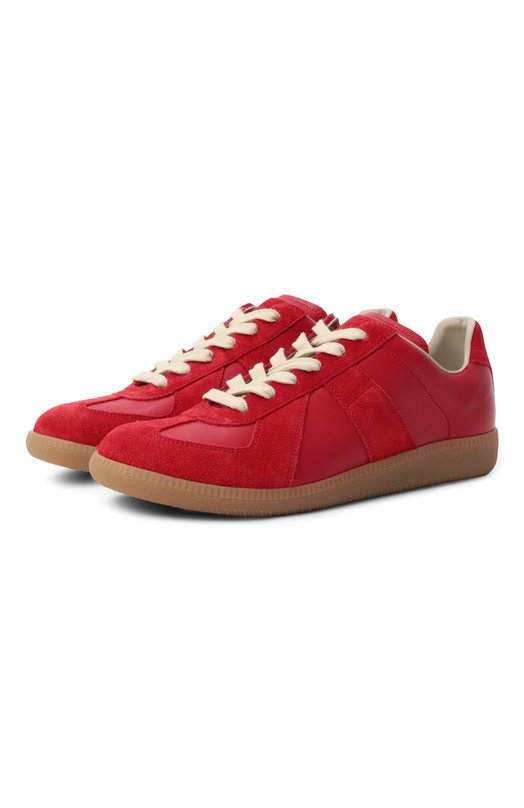Кожаные кеды Replica Maison Margiela S58WS0109/P1895 Красный S58WS0109/P1895
