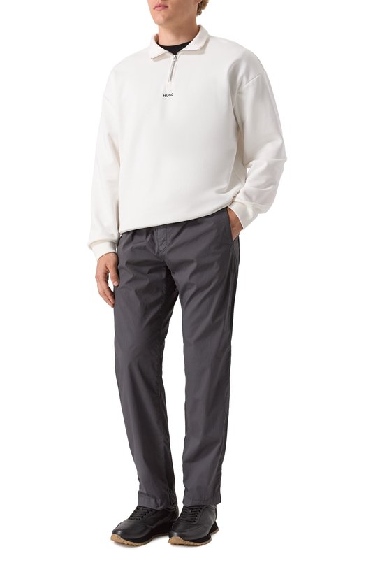 Хлопковые брюки Slowear 10S301/90890 Серый  10S301/90890 Фото 2