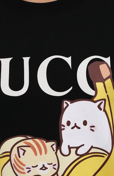 Хлопковая футболка GUCCI, арт. 615044/XJDGQ, фото 5