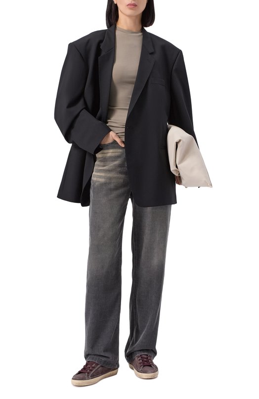 Замшевые кеды Super-Star Golden Goose Deluxe Brand GWF00101.F007559 Коричневый  GWF00101.F007559 Фото 3