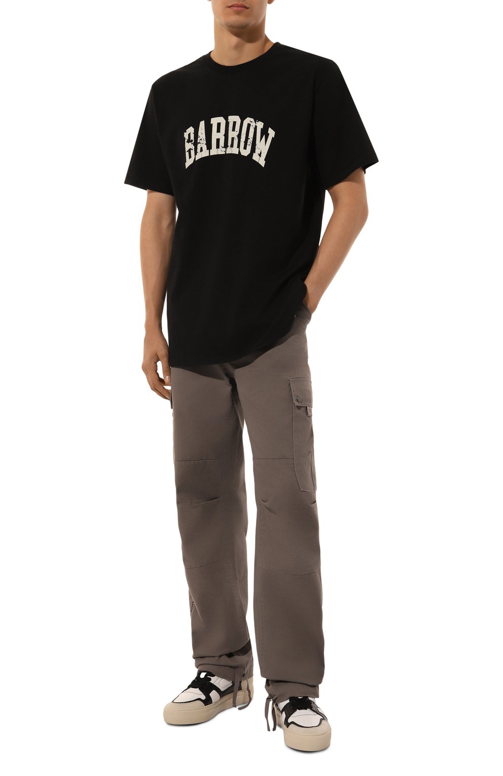 Хлопковая футболка BARROW, арт. F4BWMATH064, фото 2