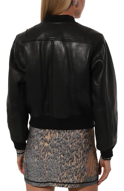 Кожаный бомбер DIESEL, арт. A14564/0HJAC, фото 4