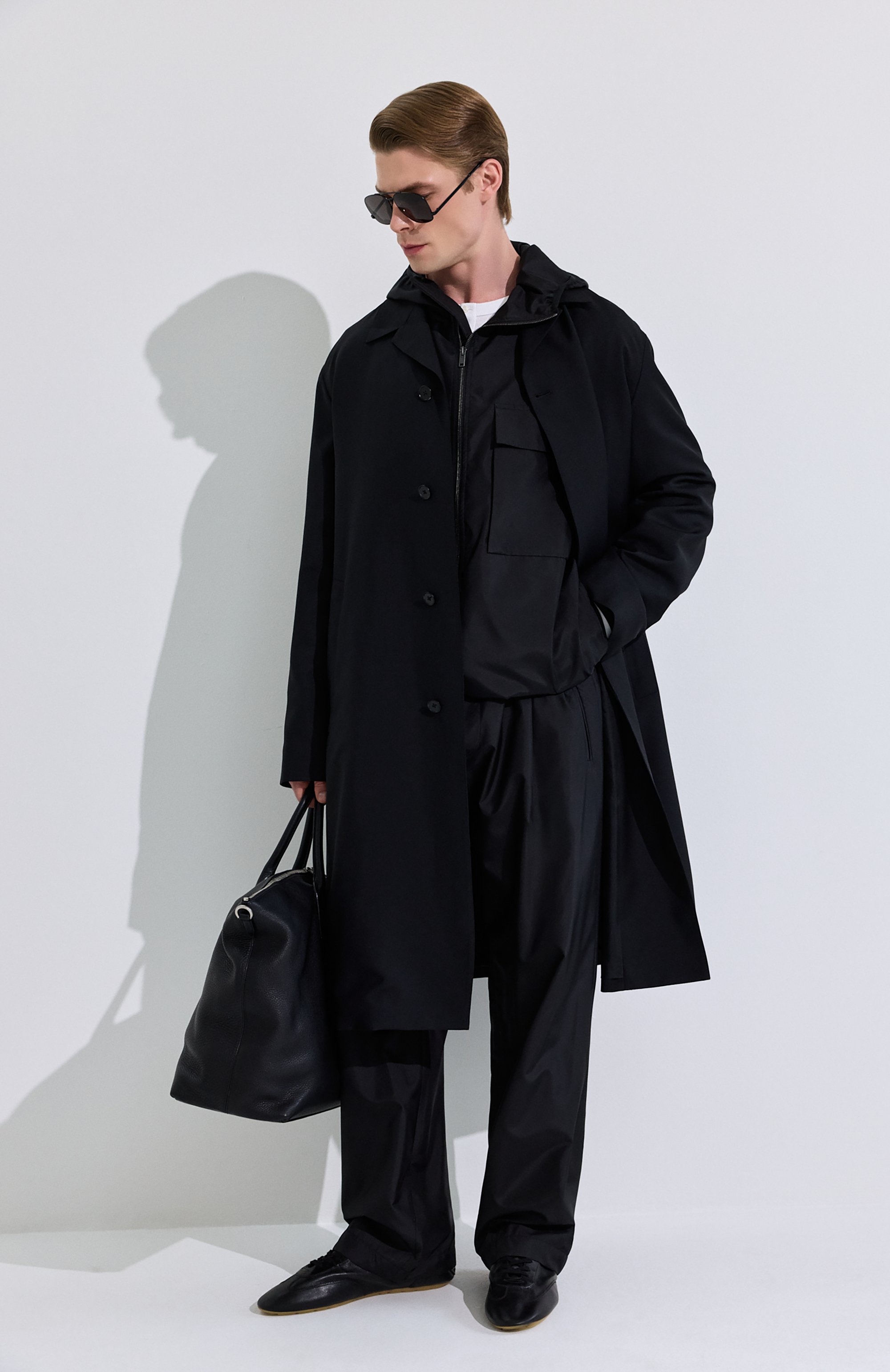 Шерстяное пальто JIL SANDER черного цвета по цене 357500 руб., арт. J22SW0097/J41444, фото 6 Шерстяное пальто JIL SANDER, арт. J22SW0097/J41444, фото 6