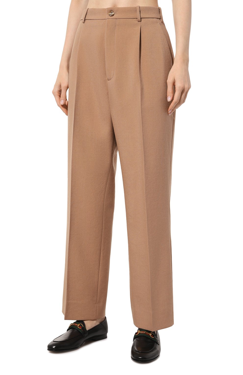 Брюки GUCCI бежевого цвета по цене 113000 руб., арт. 679335 ZAFAP, фото 3 Брюки GUCCI, арт. 679335 ZAFAP, фото 3