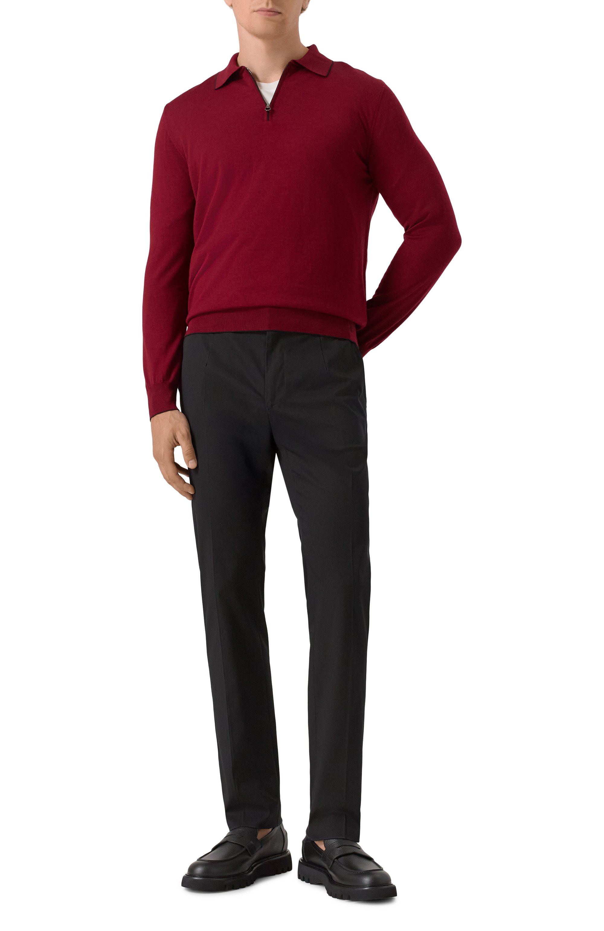 Поло из шерсти и шелка STEFANO RICCI, арт. KE08004P30/E25374, фото 2