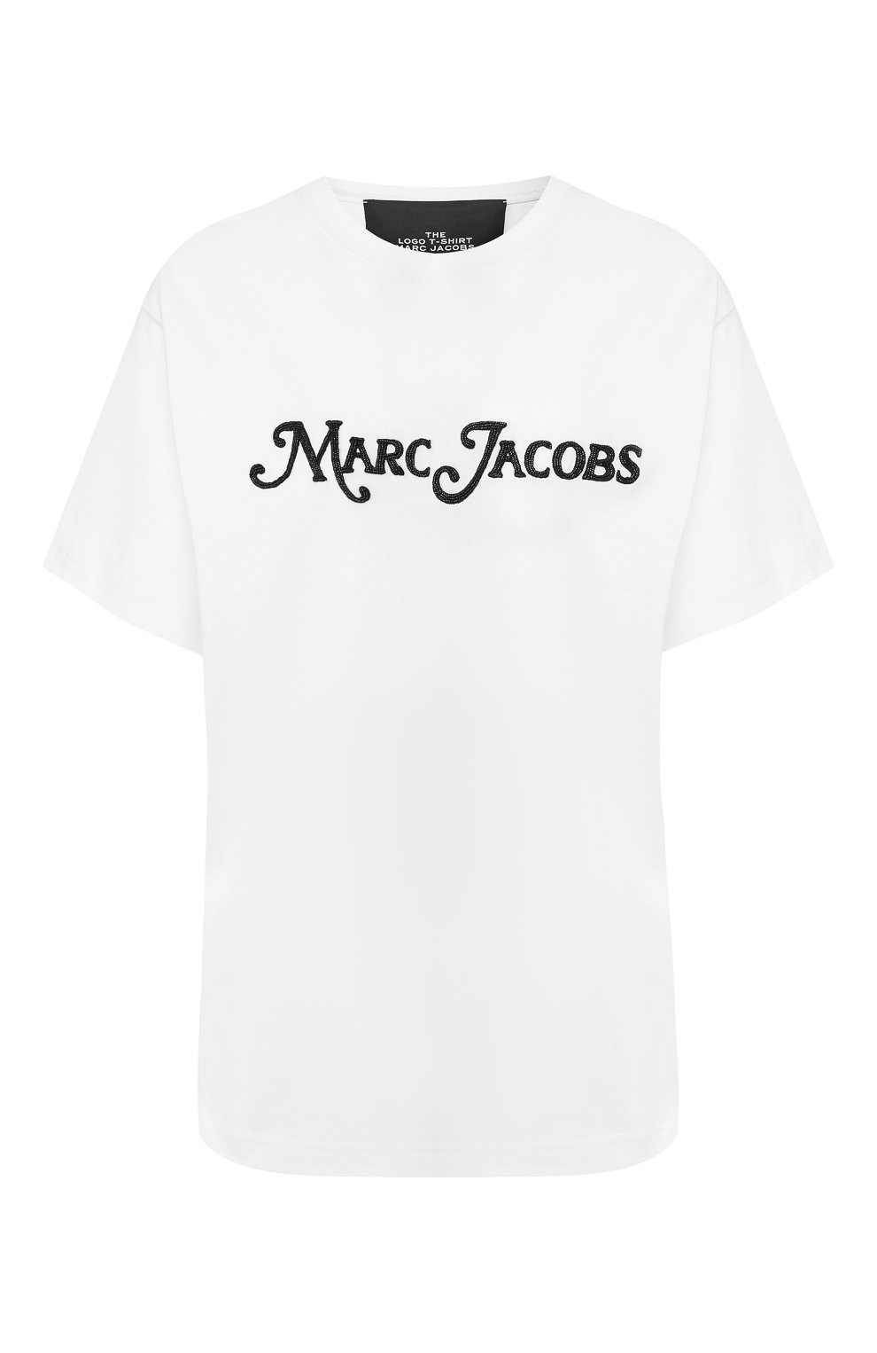 Хлопковая футболка MARC JACOBS (THE) белого цвета по цене 14250 руб., арт. M4007900, фото 1 Хлопковая футболка MARC JACOBS (THE), арт. M4007900, фото 1
