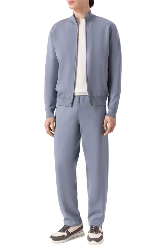 Кардиган из хлопка и шелка MVST M26.CSM.K418/M0142 Голубой  M26.CSM.K418/M0142 Фото 2