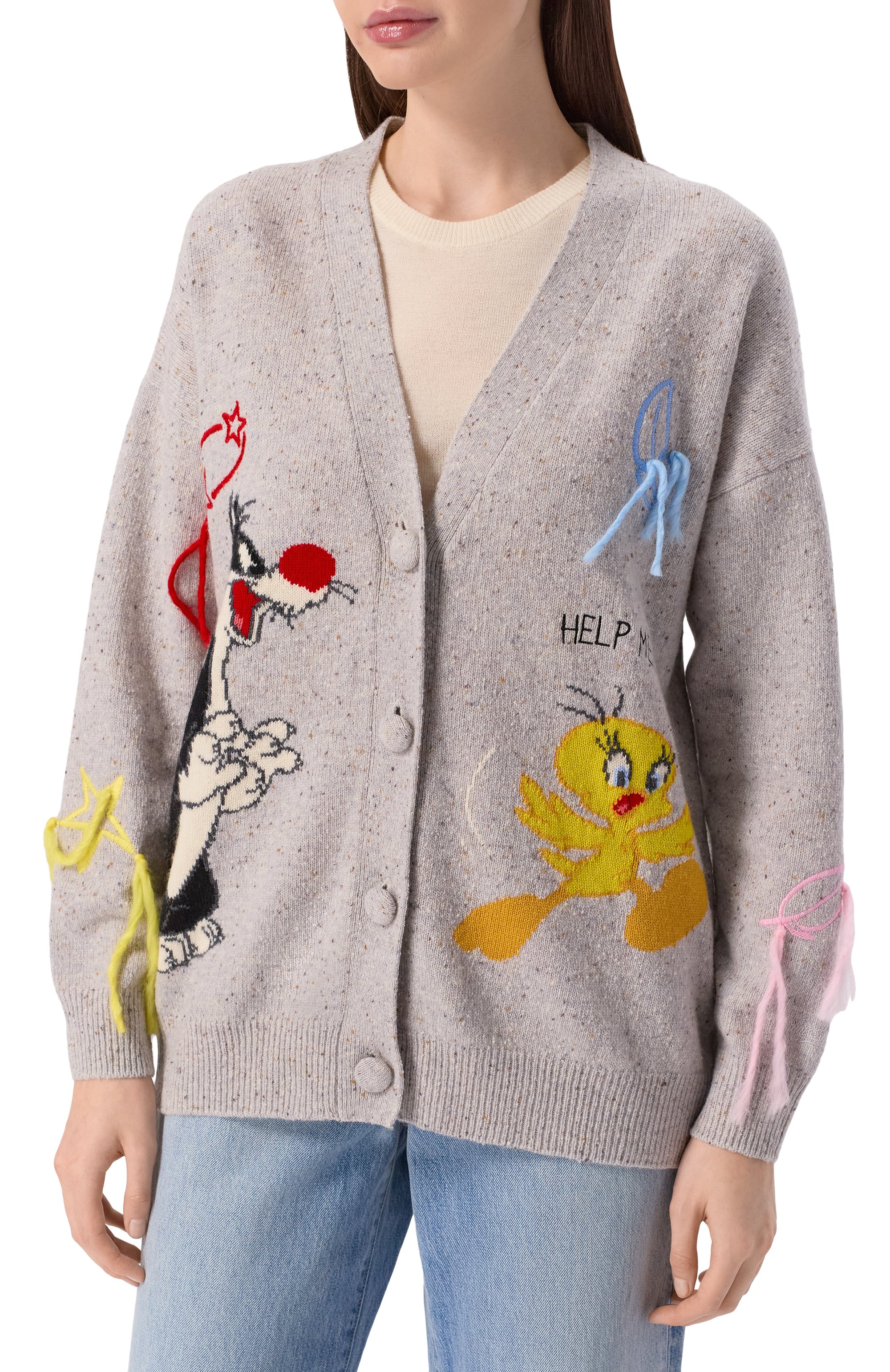 Шерстяной кардиган MC2 SAINT BARTH, арт. SASI002-00444I/SASI D0NEGAL, фото 3