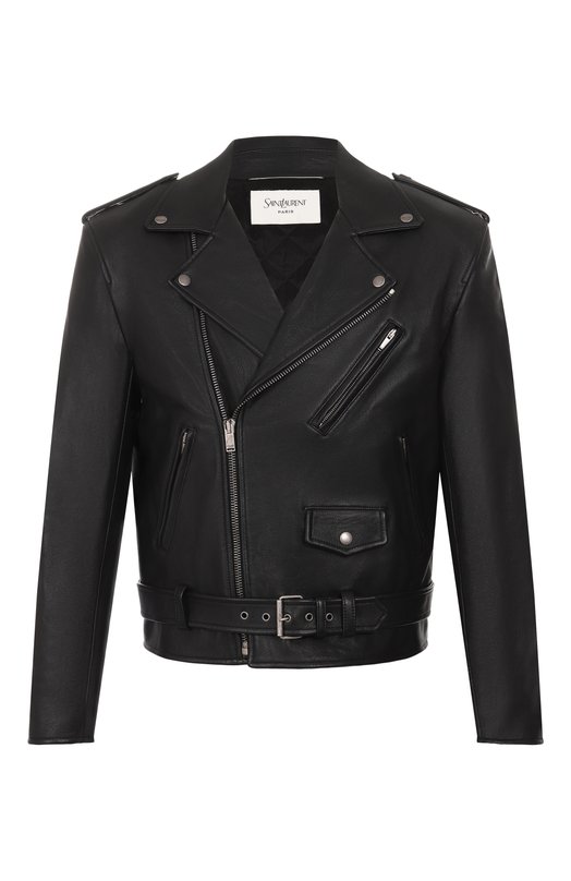 Кожаная куртка Saint Laurent 822089/YC0Q2 Чёрный 822089/YC0Q2