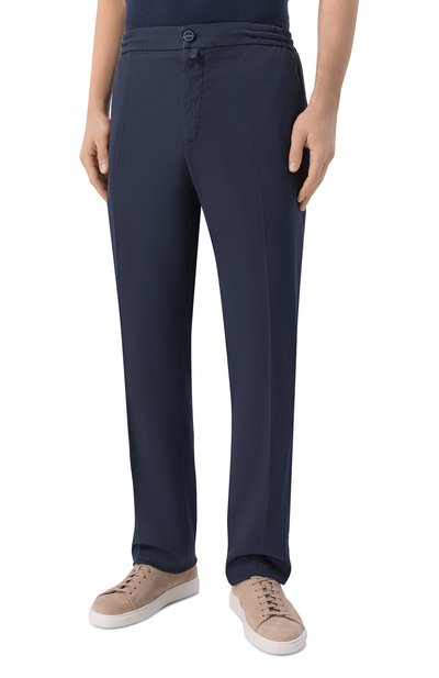 Брюки из хлопка и шелка KITON, арт. UPLACRK0607H, фото 3