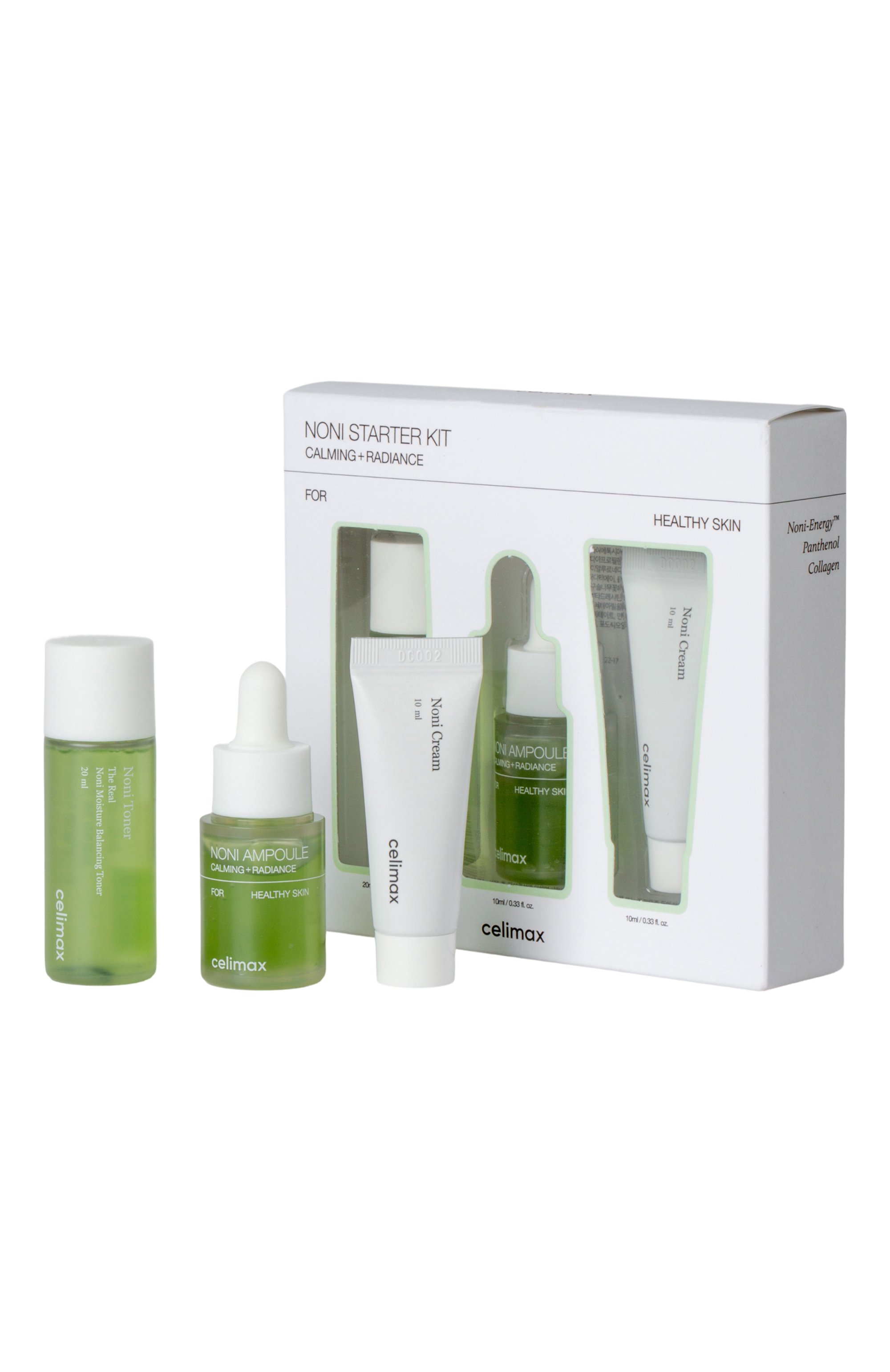Набор уходовых средств the real noni starter kit (20+2x10ml) CELIMAX бесцветного цвета по цене 2330 руб., арт. 8809971482349, фото 2 Набор уходовых средств the real noni starter kit (20+2x10ml) CELIMAX, арт. 8809971482349, фото 2
