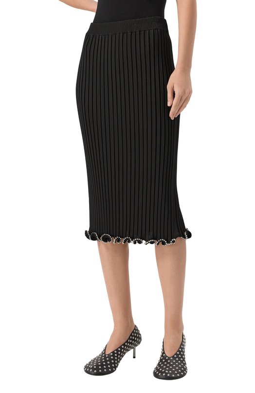 Юбка из вискозы Jil Sander J03MA0233-J18346 Чёрный  J03MA0233-J18346 Фото 3