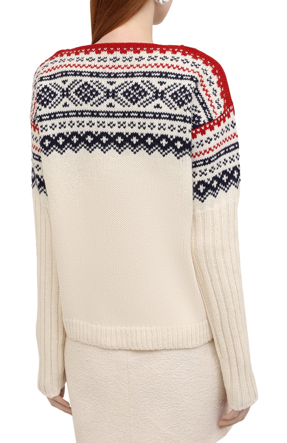 Шерстяной свитер MIU MIU, арт. MML519-1ZUK-F0944, фото 4