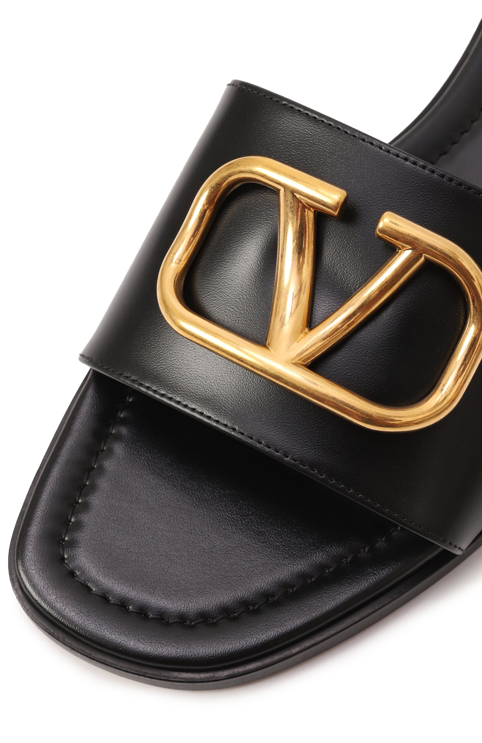 Кожаные шлепанцы vlogo signature VALENTINO, арт. 6W2S0BD5/DSH, фото 7
