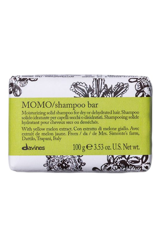 фото Твёрдый шампунь для глубокого увлажнения волос momo (100g) davines