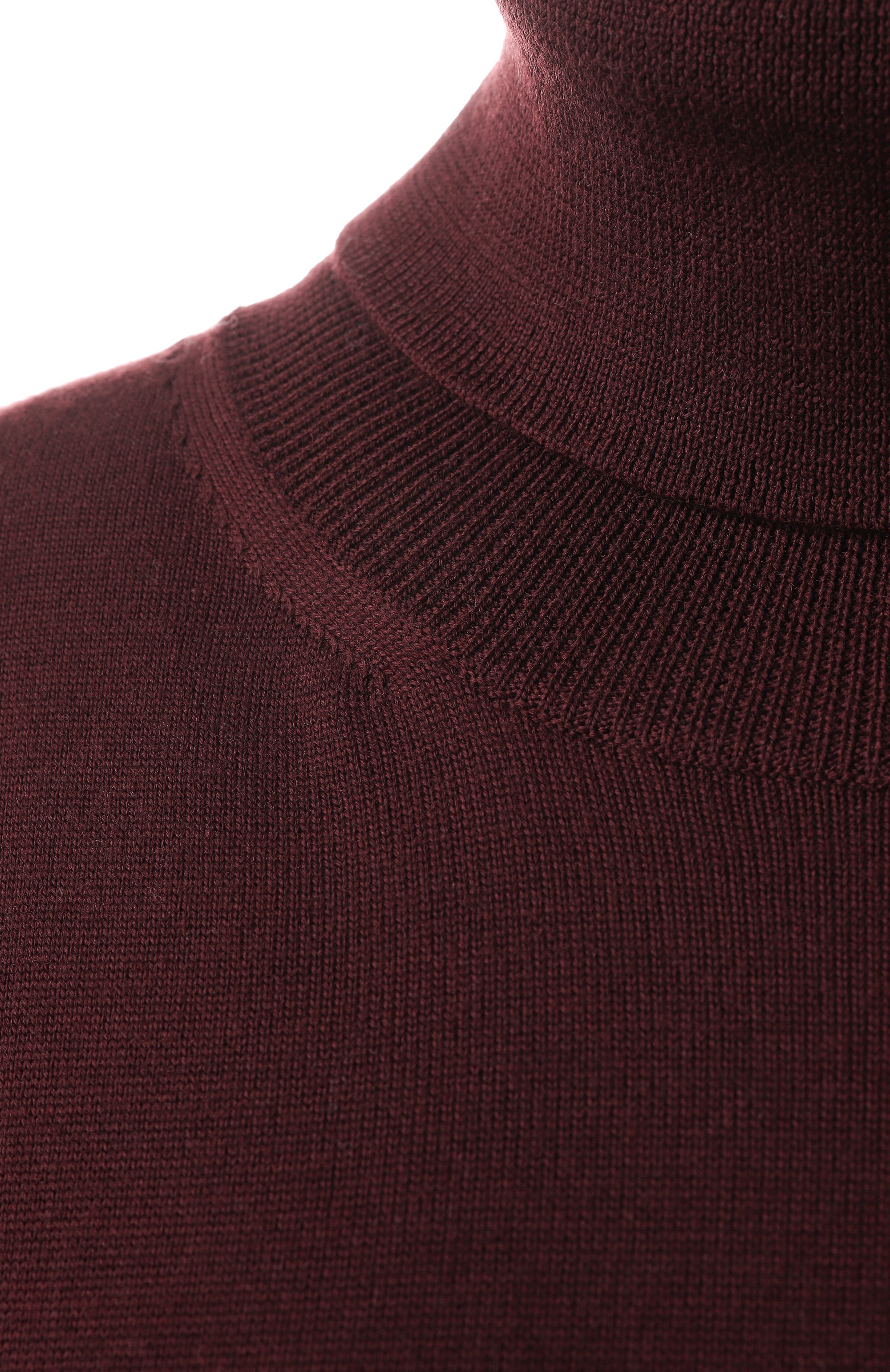 Шерстяная водолазка JIL SANDER темно-коричневого цвета по цене 72950 руб., арт. J04GP0002/J14532, фото 6 Шерстяная водолазка JIL SANDER, арт. J04GP0002/J14532, фото 6