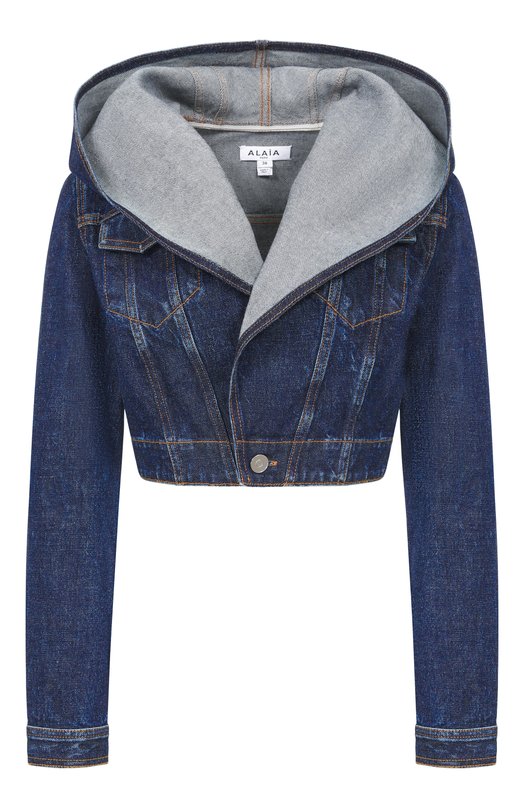 Джинсовая куртка Alaia AA9V0306D014C Синий AA9V0306D014C