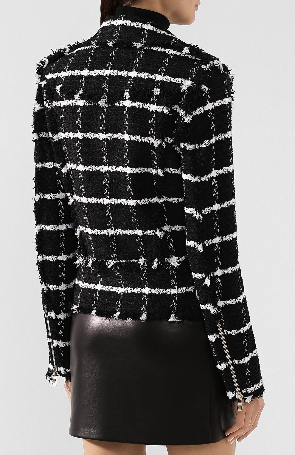 Куртка из смеси шелка и хлопка BALMAIN, арт. SH08242/S006, фото 4