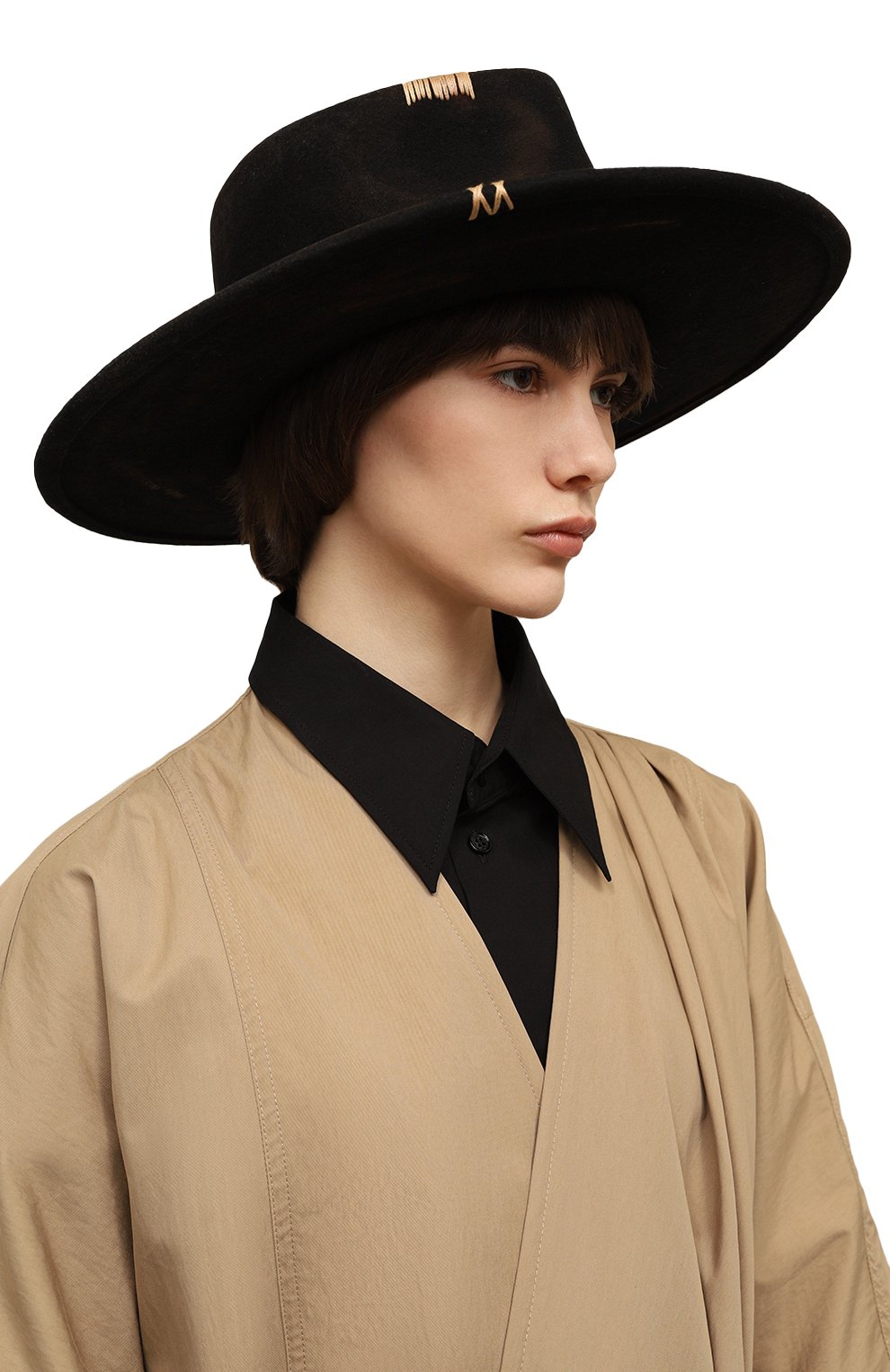 Шерстяная шляпа romb western lands COCOSHNICK HEADDRESS, арт. rombwesternlands, фото 2