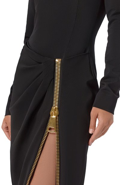 Платье из вискозы BALMAIN, арт. HF1RR834/JL05, фото 4