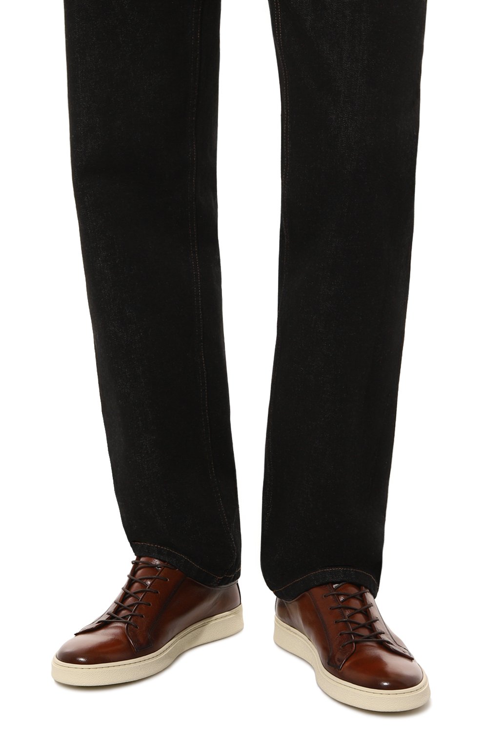 Кожаные кеды PANTANETTI, арт. 17420E, фото 3