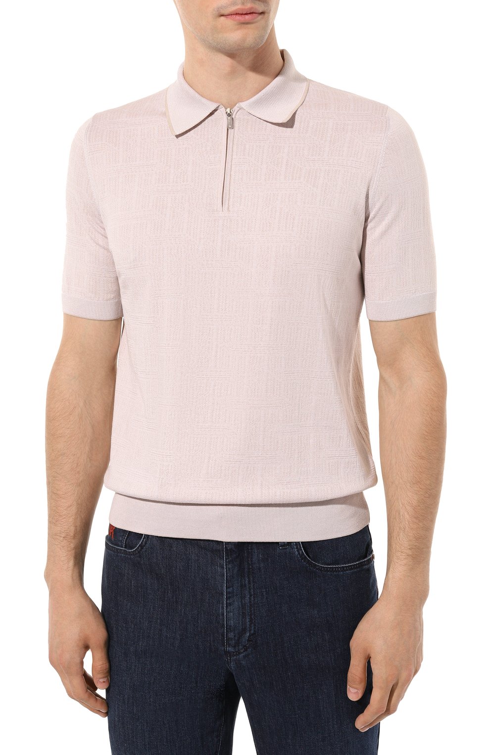 Поло из хлопка и шелка ZILLI, арт. MBZ-PZ112-REGI1/MC01, фото 3