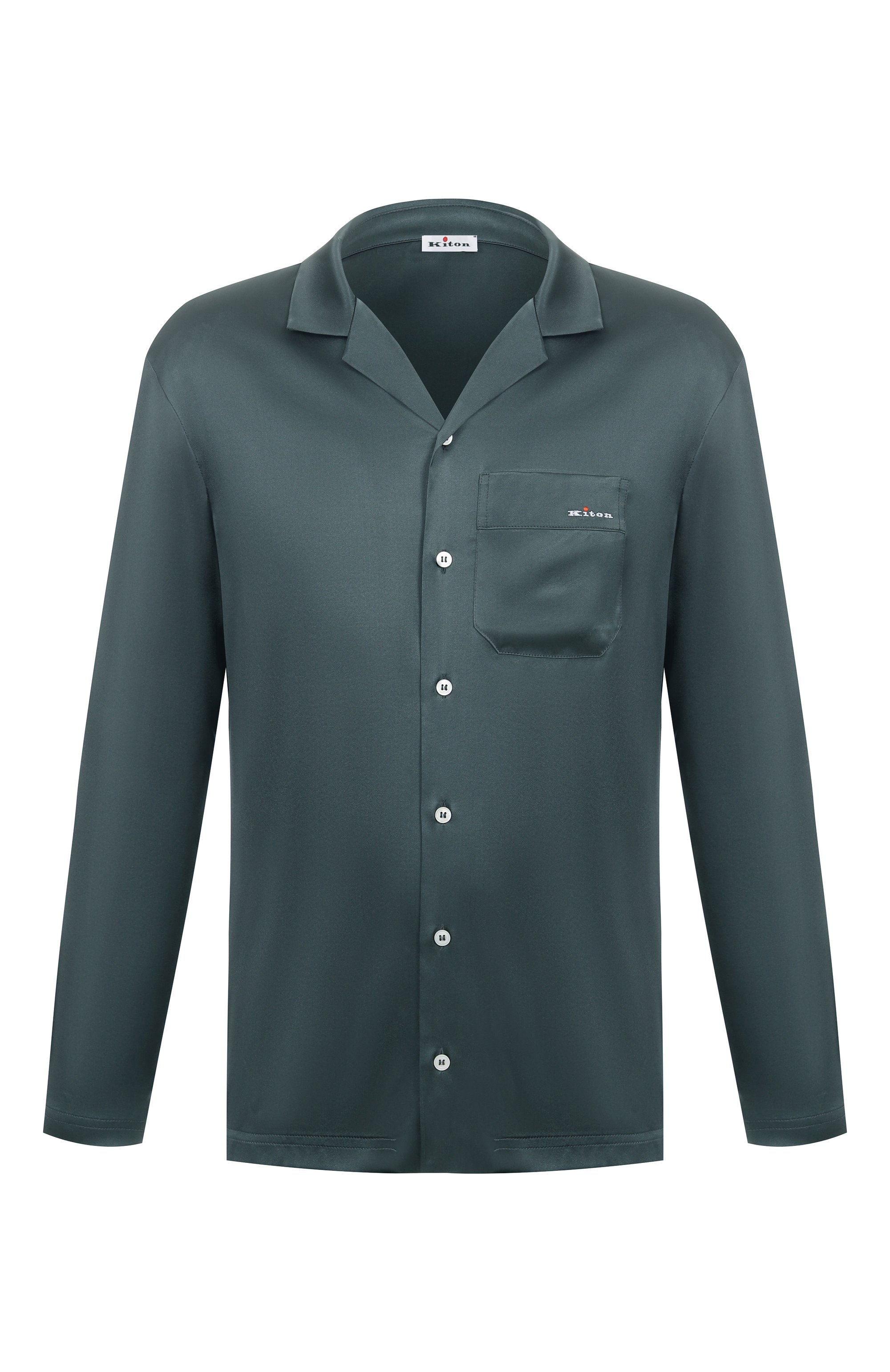 Шелковая сорочка KITON, арт. UNWM018K0245H05, фото 1