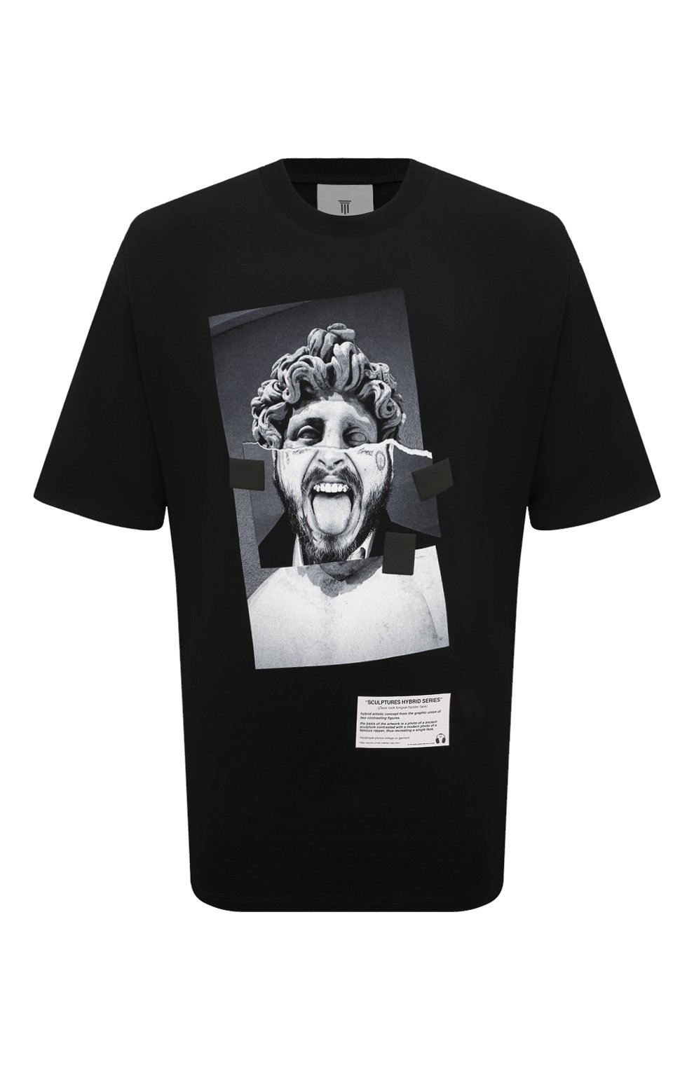 Хлопковая футболка DIEGO VENTURINO, арт. D3W4DVTS0ZHF, фото 1