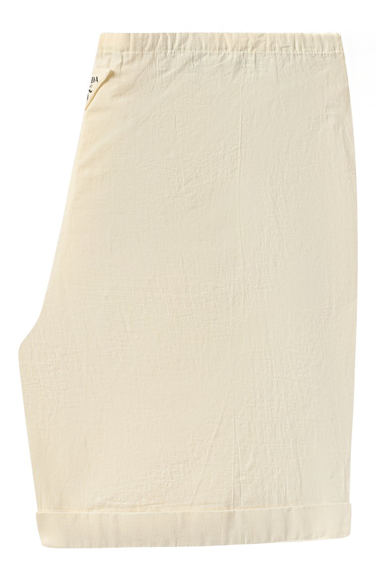 Хлопковые шорты PRADA, арт. P225G-10M6-F0304, фото 3