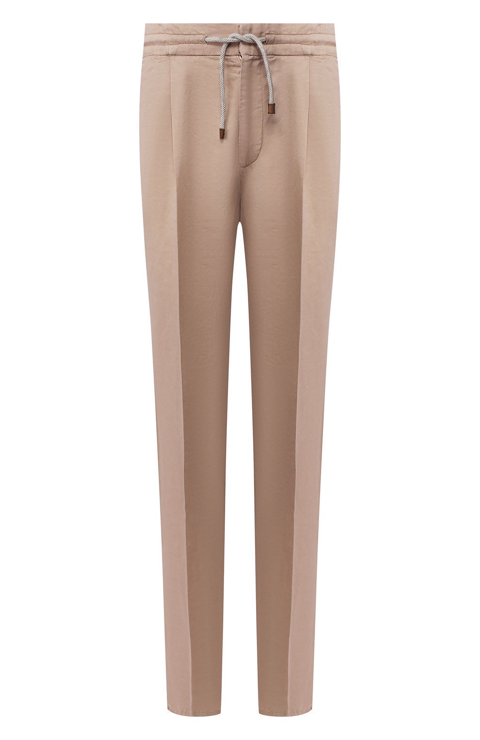 Брюки изо льна и хлопка BRUNELLO CUCINELLI, арт. M291LE1740, фото 1