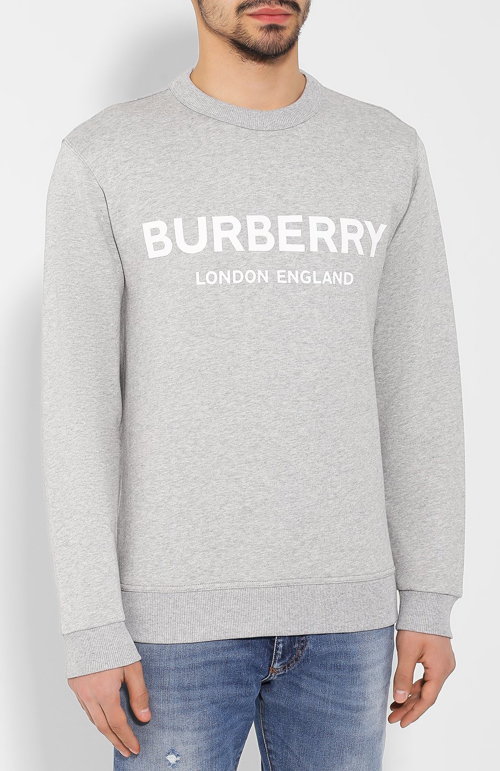 Хлопковый свитшот BURBERRY, арт. 8009505, фото 3