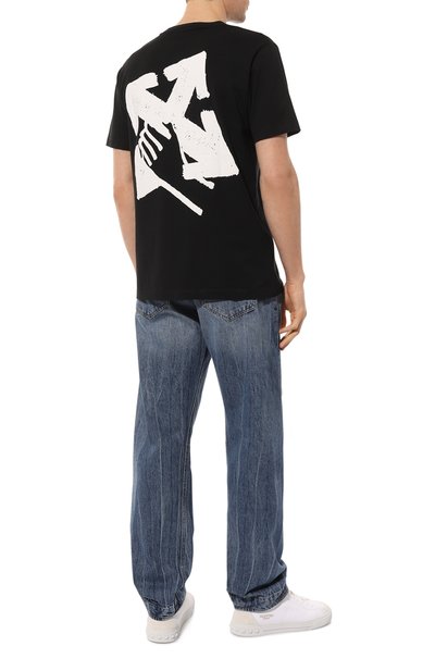 Хлопковая футболка OFF-WHITE, арт. OMAA027S23JER0071001, фото 2