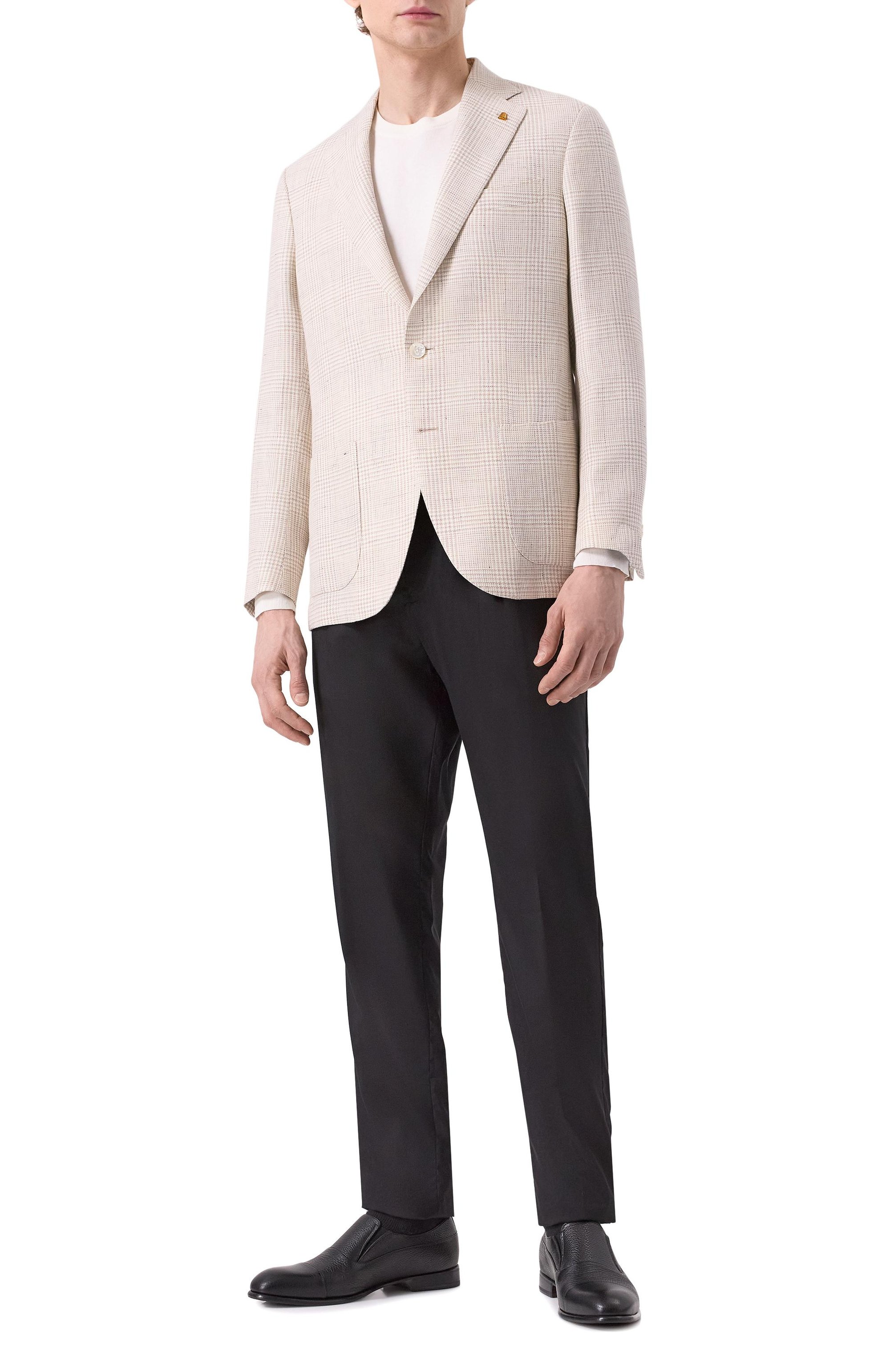 Кожаные лоферы BARRETT, арт. 242U074.19/CERV0 ASP0RT, фото 2