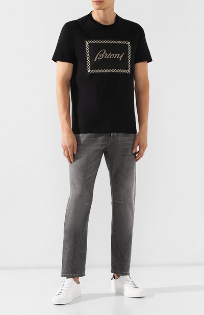 Хлопковая футболка BRIONI, арт. UJCH0L/08638, фото 2