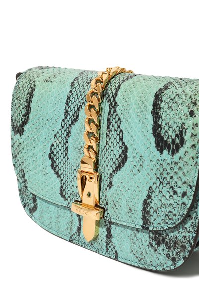 Сумка sylvie 1969 mini из кожи питона GUCCI, арт. 615965 LU30X, фото 3