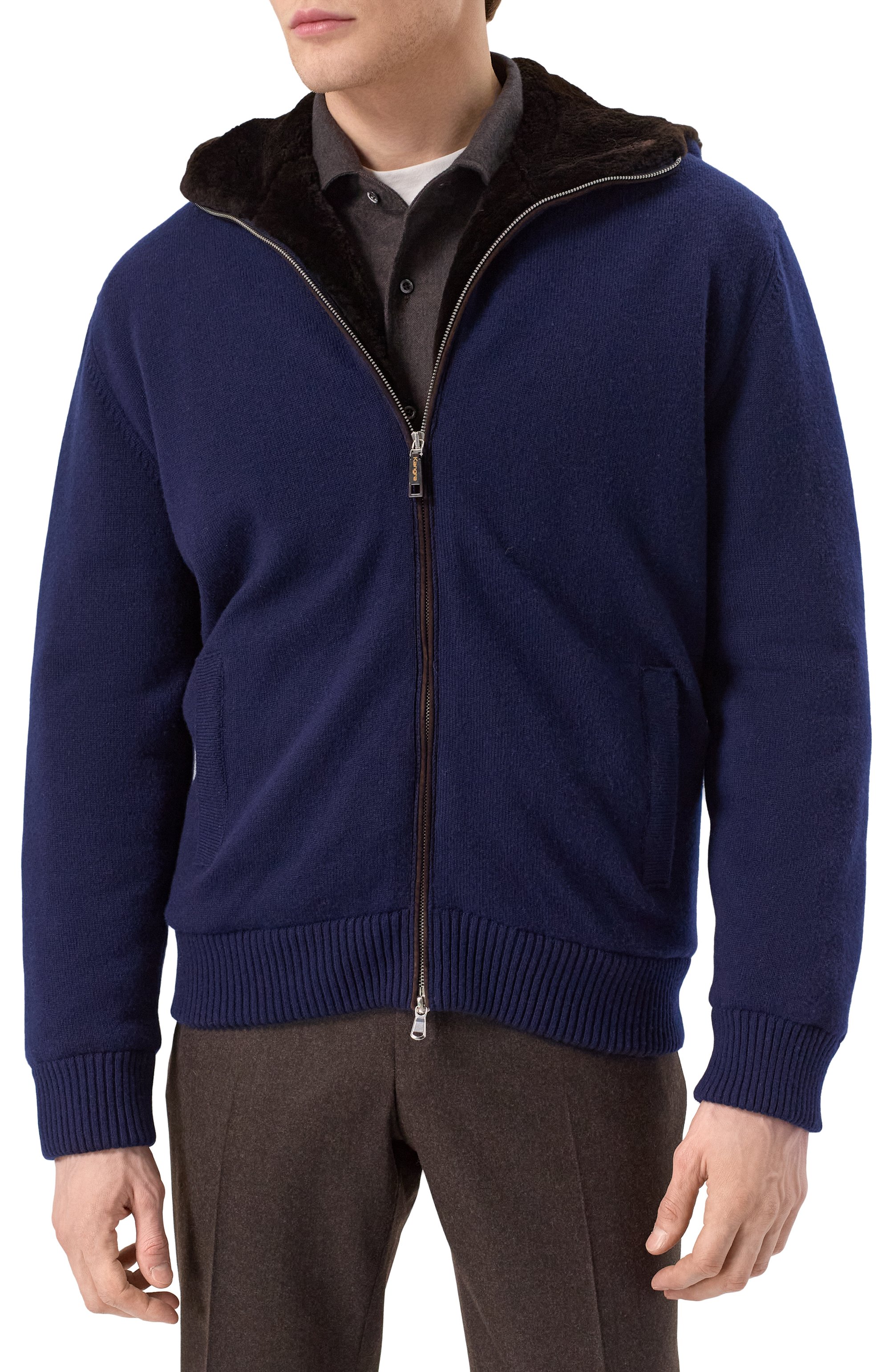 Кашемировый бомбер с подкладкой из бобра KANGRA, арт. 9150/11 02, фото 3