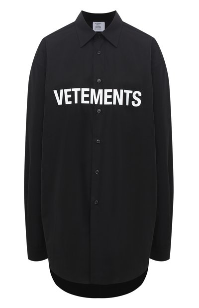 Женская хлопковая рубашка VETEMENTS, арт. UE51SH300B 1004/W