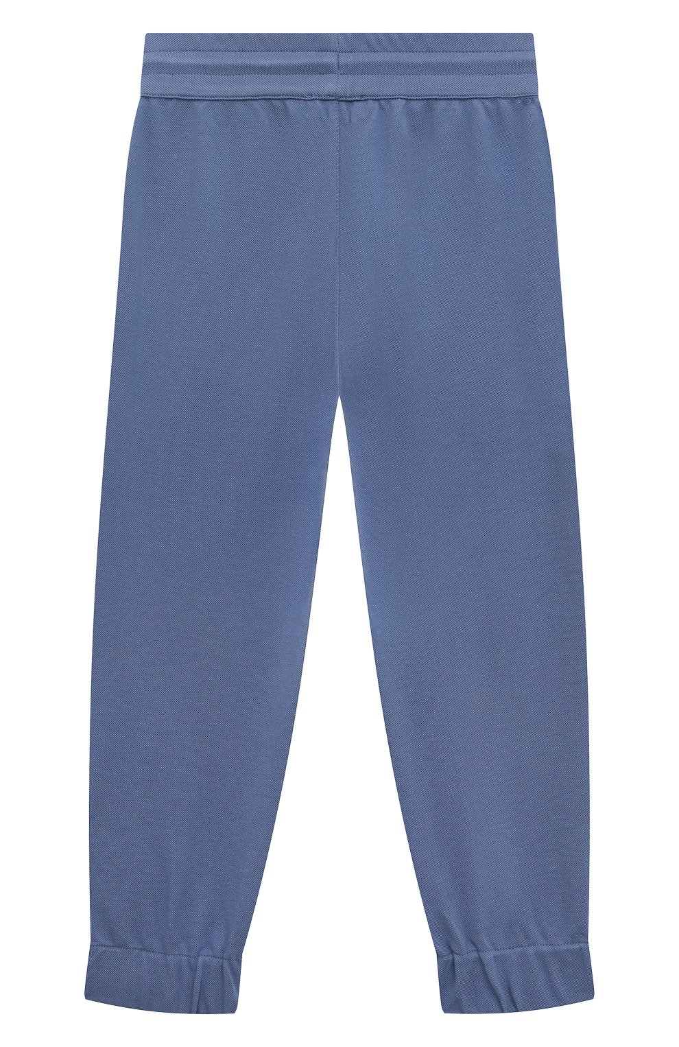 Хлопковые джоггеры BRUNELLO CUCINELLI синего цвета по цене 33550 руб., арт. B0T63E334A, фото 2 Хлопковые джоггеры BRUNELLO CUCINELLI, арт. B0T63E334A, фото 2