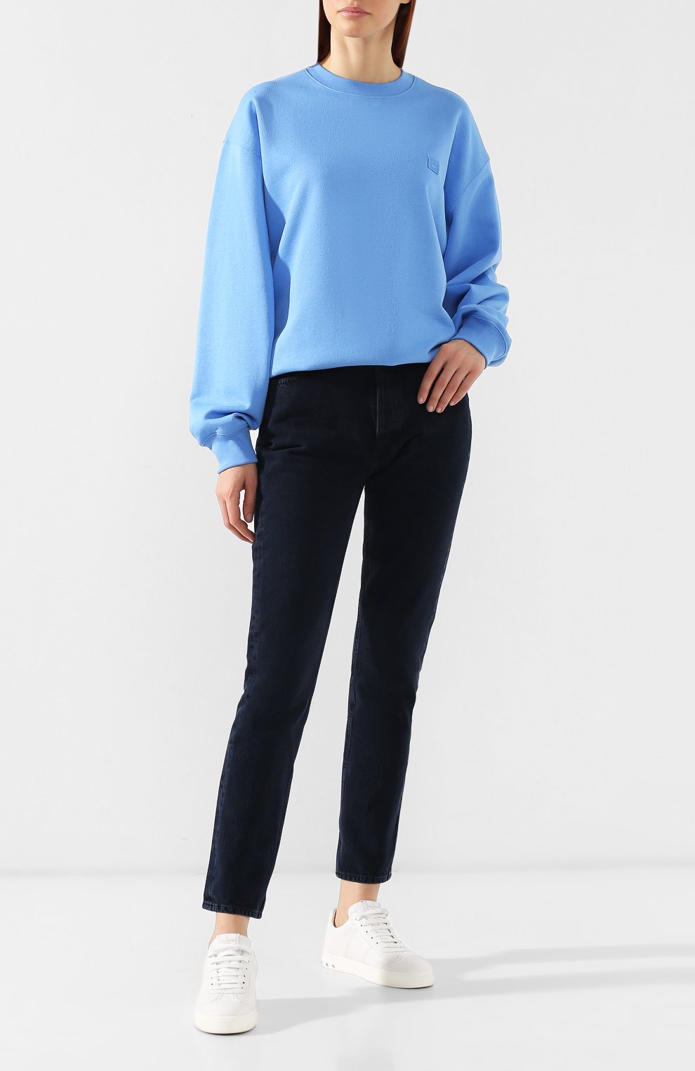 Хлопковый свитшот ACNE STUDIOS, арт. CI0010/W, фото 2
