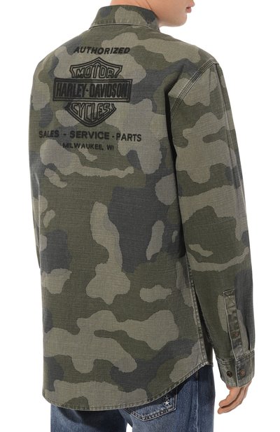 Хлопковая рубашка HARLEY-DAVIDSON, арт. 96890-23VM, фото 4