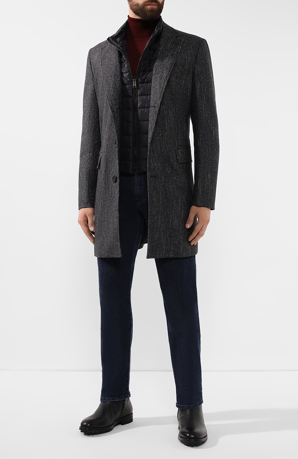 Шерстяное пальто BOSS, арт. 50418650, фото 2